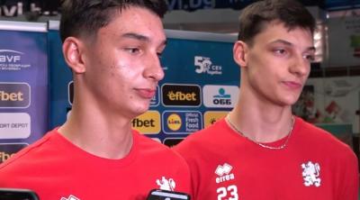 Мони Николов: Уникално е да съм в първия отбор на България! Алекс: Гордея се с брат си