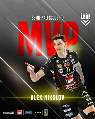 Страхотно! Алекс Николов е MVP  на полуфиналите в Италия